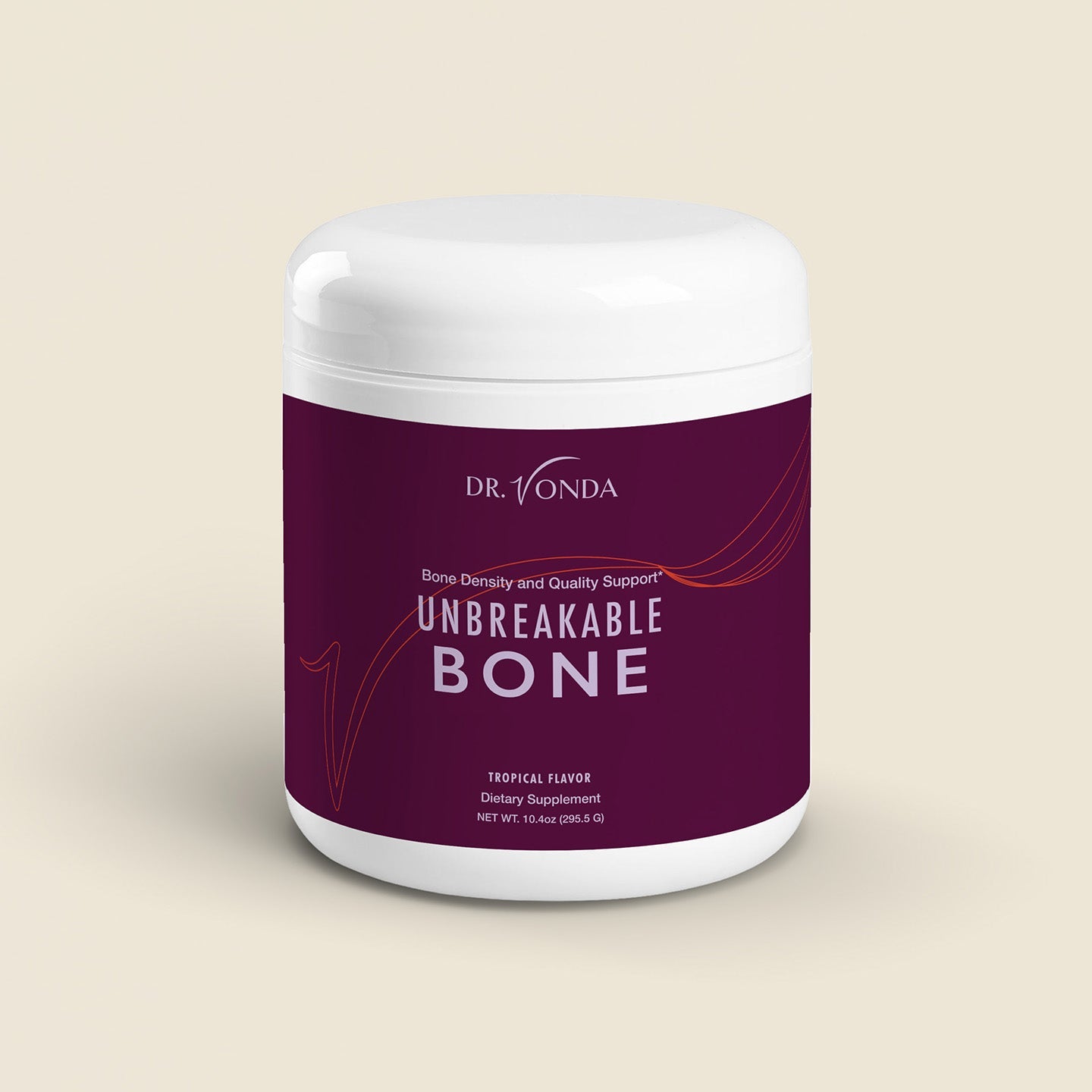 Unbreakable Bone supplement — tropical flavor, 30 servings
